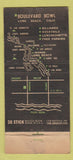 Matchbook Cover - Boulevard Bowling Long Beach CA WEAR 30 Stick