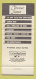 Matchbook Cover - Classic Lanes Bowling Greeley Colorado AMF 30 Strike