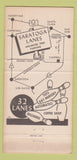 Matchbook Cover - Saratoga Lanes Bowling San Jose CA WEAR 30 Strike