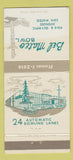 Matchbook Cover - Bel Mateo Bowling San Mateo CA 30 Strike