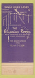 Matchbook Cover - Royal Oaks Lanes Bowling Duarte CA 30 Strike
