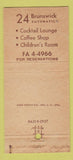Matchbook Cover - Westchester Bowling Lanes Bakersfield CA Brunswick 30 Strike