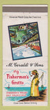 Matchbook Cover - Fishermen's Grotto San Francisco CA 30 Strike