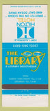 Matchbook Cover - Hilton Hotel Fort Lauderdale FL The Library Disco 30 Strike