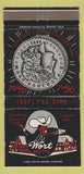Matchbook Cover - Wort Hotel Jackson Hole WY WEAR 30 Strike
