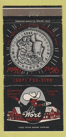 Matchbook Cover - Wort Hotel Jackson Hole WY WEAR 30 Strike