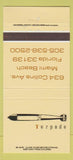 Matchbook Cover - Torpedo Miami Beach FL 30 Strike