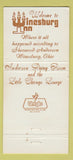 Matchbook Cover - Winesburg Inn Clyde OH 30 Strike