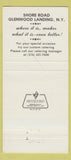 Matchbook Cover - Stan Shapiro's Swan Club Glenwood Landing NY 30 Strike