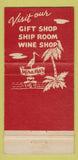 Matchbook Cover - Mira Mar Restaurant Oceanside CA  30 Strike