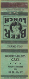 Matchbook Cover - North 4th St Cafe St Paul MN? WEAR