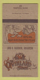 Matchbook Cover - Overland Stage Saloon Anaheim CA 30 Strike