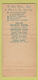 Matchbook Cover - Skyway Hotel Queens New York City WEAR 30 Strike