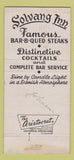 Matchbook Cover - Solvang Inn CA WEAR 30 Strike