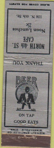 Matchbook Cover - North 4th St Cafe St Paul MN? WORN