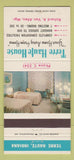 Matchbook Cover - Terre Haute House Terre Haute IN 30 Strike