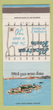 Matchbook Cover - Alcatraz Room San Francisco CA 30 Strike