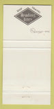 Matchbook Cover - Reading Railroad Historical Society PA 30 Strike