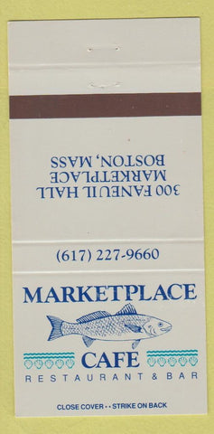 Matchbook Cover - Marketplace Cafe Restaurant Boston MA 30 Strike