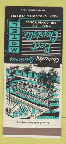 Matchbook Cover - Port Charlotte Motel FL 30 Strike