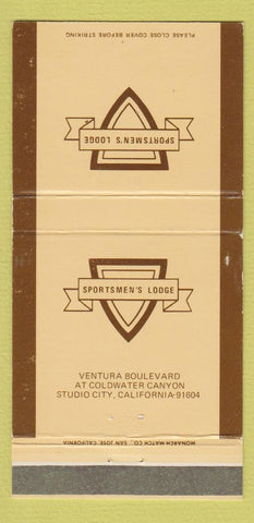 Matchbook Cover - Sportsmen's Lodge Studio City CA 30 Strike