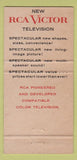 Matchbook Cover - RCA Victor TV Allen Keller Benton PA WEAR 30 Strike