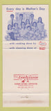 Matchbook Cover - Loeb's Laundry Cleaners Memphis TN 30 Strike