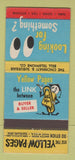 Matchbook Cover - Cincinnati and Suburban Bell Telephone Yellow Pages 30 Strike