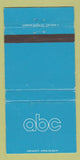 Matchbook Cover - ABC TV? WEAR 30 Strike