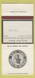 Matchbook Cover - State Times Morning Advocate Baton Rouge LA oil #2 30 Strike