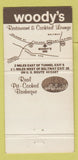 Matchbook Cover - Woody's Inn Rosedale MD 30 Strike