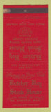 Matchbook Cover - Butcher Boy Steak House North Andover MA WEAR 30 Strike