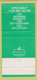 Matchbook Cover - Crabapples Restaurant Sturbridge MA 30 Strike