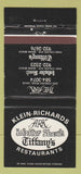 Matchbook Cover - Ark Lobster Shack Tiffany's Miami FL Davie WEAR 30 Strike