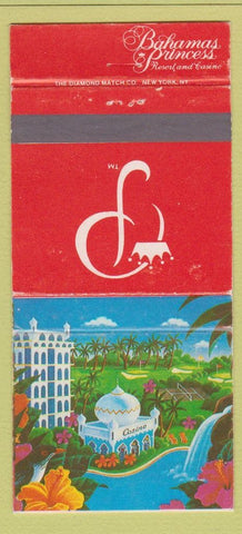 Matchbook Cover - Bahamas Princess Resort Acapulco Bermuda WEAR 30 Strike