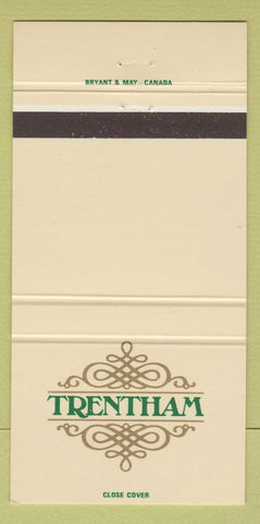 Matchbook Cover - Trentham Hotel? England UK 30 Strike
