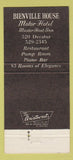 Matchbook Cover - Bienville House New Orleans LA 30 Strike