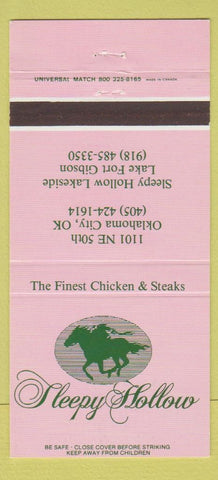 Matchbook Cover - Sleepy Hollow Restaurant Oklahoma City OK 30 Strike