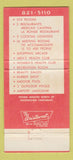 Matchbook Cover - Carrousel Inn Cincinnati OH WEAR 30 Strike