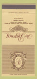 Matchbook Cover - The Regency Hotel New York City 30 Strike