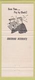 Matchbook Cover - Everett Bank PA 30 Strike