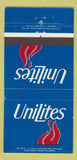 Matchbook Cover - Unilites Matches  30 Strike