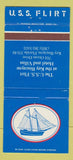 Matchbook Cover - USS Flirt Key Biscayne FL hotel 30 Strike