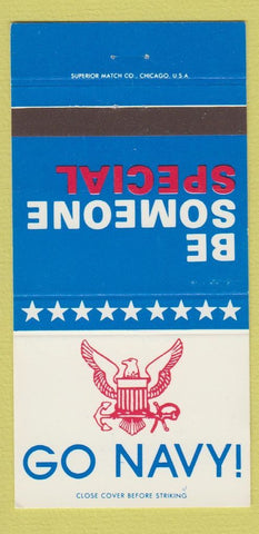 Matchbook Cover - Navy Recruiting 30 Strike
