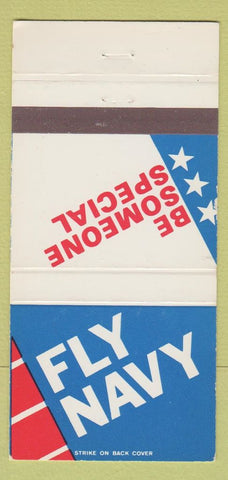 Matchbook Cover - Fly Navy Recruiting 30 Strike