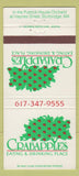 Matchbook Cover - Crabapple's Restaurant Sturbridge MA 30 Strike