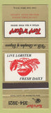 Matchbook Cover - Turf n Surf Steak Seafood Niagara Falls ON 30 Strike