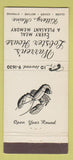 Matchbook Cover - Warren's Lobster House Kittery ME 30 Strike