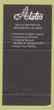 Matchbook Cover - Alioto's Restaurant Milwaukee WI 30 Strike