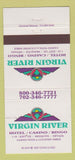 Matchbook Cover - Virgin River Hotel Casino Mesquite NV 30 Strike